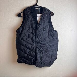 Nicor Black Quilted Heated Vest One Size